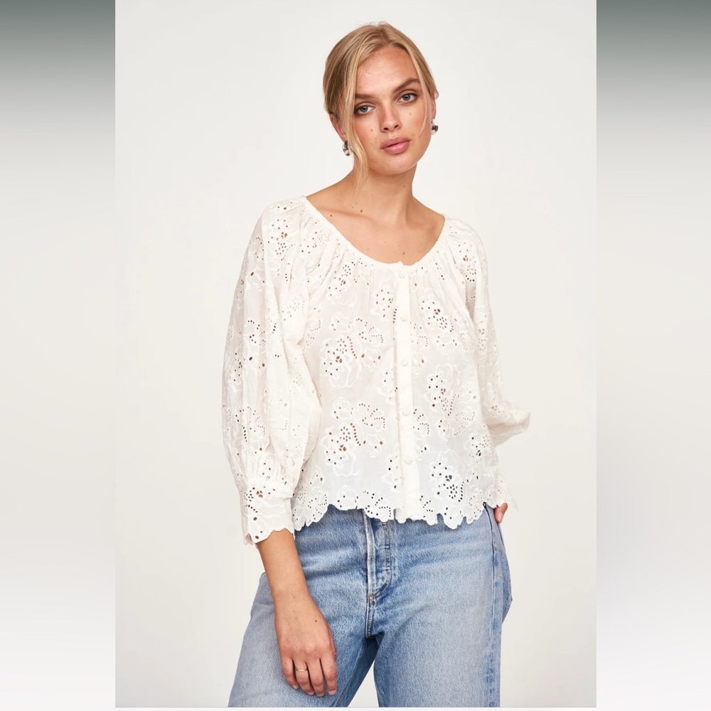 Mirth Eyelet Seville Blouse